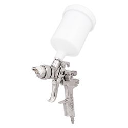 AIRCRAFT Spray Gun Hvlp Gravity 1.4mm S/s Nozzle & Needle With Plastic Cup